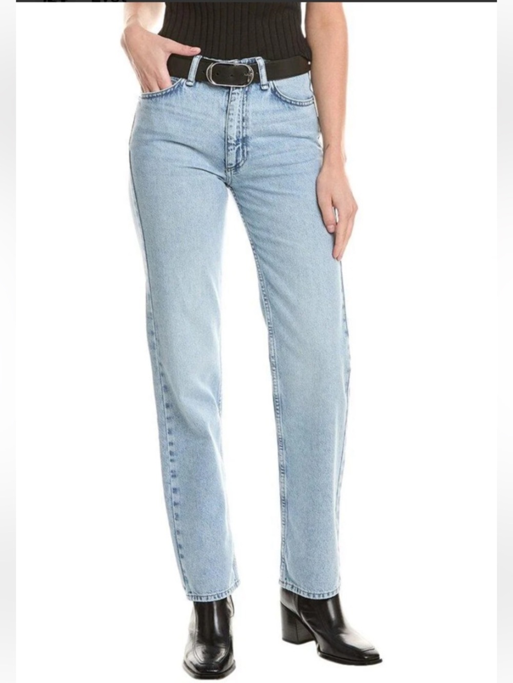Rag & Bone Hattie Mid Rise Straight Leg Jeans